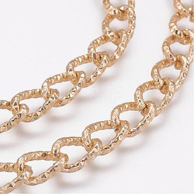 Aluminium Twisted Curb Chains CHA-F002-04LG-1