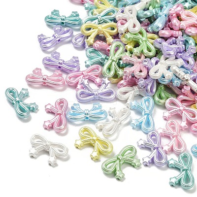 Opaque Acrylic Imitation Pearl Beads X-OACR-B031-50-1