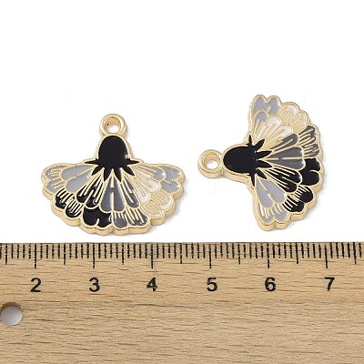Rack Plating Alloy Enamel Pendants FIND-I038-07B-1
