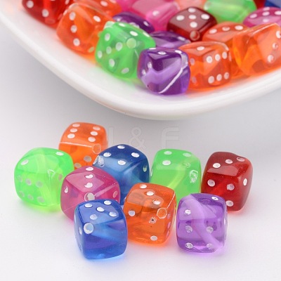 Transparent Acrylic Beads PLMD8MM-1