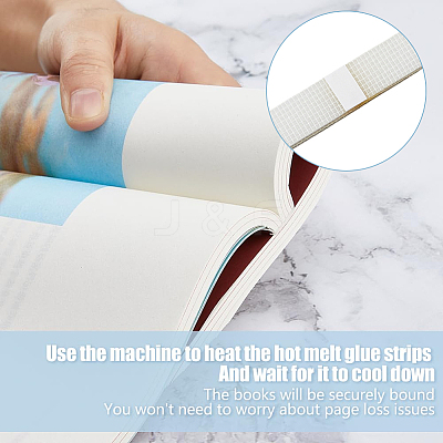 4 Style Hot Melt Glue Strips for Bookbinding FIND-FH0008-26A-1