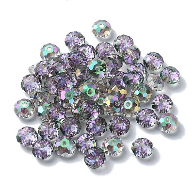 AB Color Plated Glass Beads EGLA-P059-03A-AB04-1