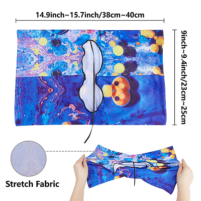 Polyester Book Covers OFST-WH0009-006-1