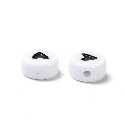 Flat Round Acrylic Beads LS-MACR-PB37C9070-3-1