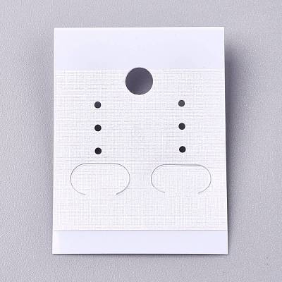 Plastic Jewelry Display Cards DIY-K032-11-1