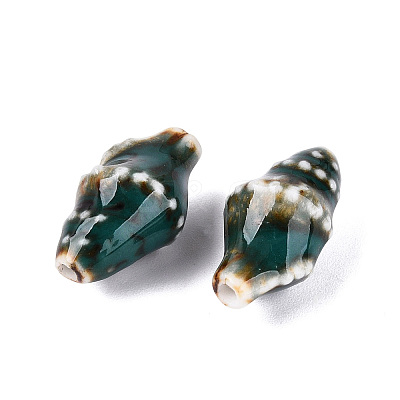 Vintage Handmade Porcelain Beads PORC-Q006-08M-1