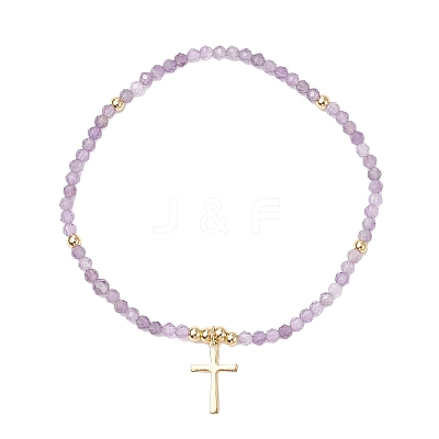10Pcs 5 Styles Natural Amethyst & Amazonite & Sodalite & Rhodonite & Tiger Eye & Glass Seed Beaded Stretch Bracelets BJEW-JB12545-1
