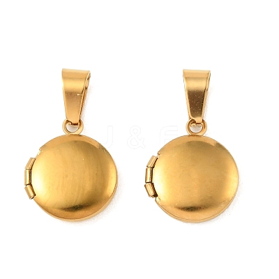 316 Stainless Steel Locket Pendants STAS-K321-11A-G-1