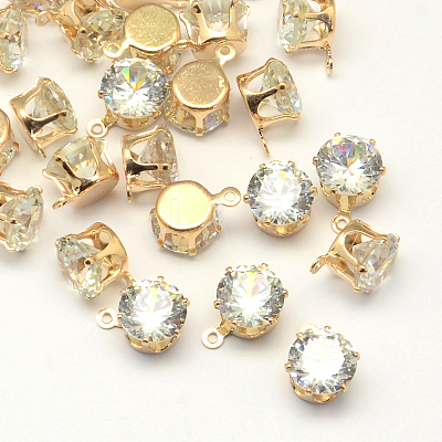 Cubic Zirconia Charms X-ZIRC-R007-057B-03-1