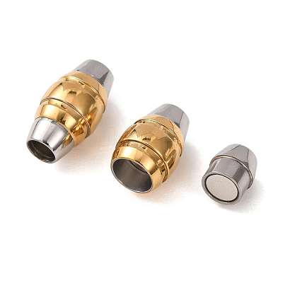 304 Stainless Steel Magnetic Clasps SA-CBA15BC-08GP-1