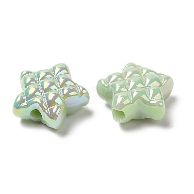 Opaque Acrylic Waffle Beads MACR-D074-03F-1