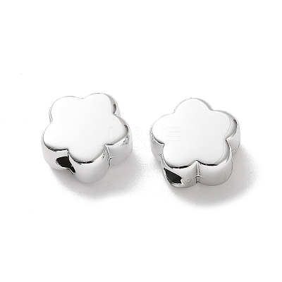 Plating Opaque Acrylic European Beads AC-CBAA26B-02B-1
