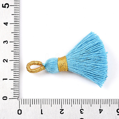 Polycotton(Polyester Cotton) Tassel Pendant Decorations FIND-N006-01-1