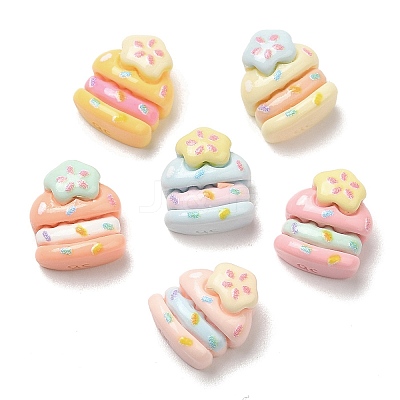 Opaque Resin Imitation Food Cabochons X1-RESI-K027-12-1
