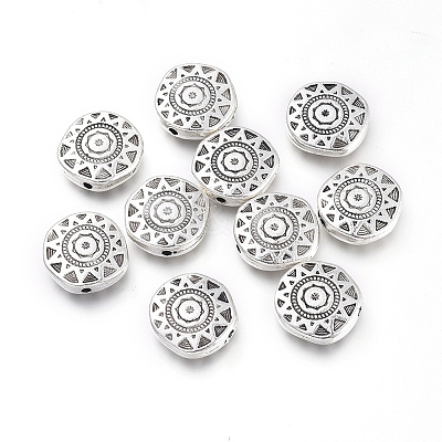 Tibetan Style Alloy Beads TIBE-G020-19AS-1