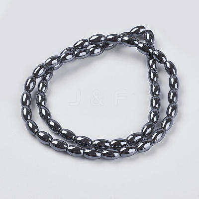 Non-magnetic Synthetic Hematite Beads Strands X-G-H1080-1-1