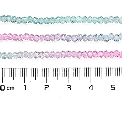 Transparent Painted Glass Beads Strands LS-DGLA-A034-T2mm-A10-1