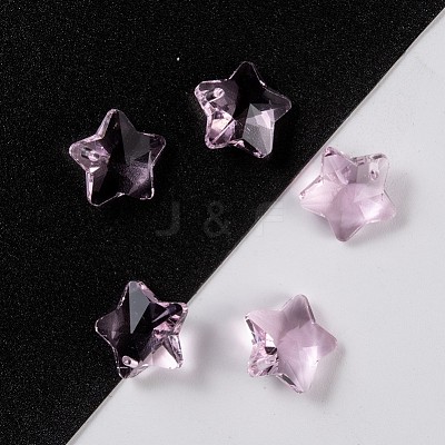 Transparent Glass Pendants GLAA-P037-04-15-1