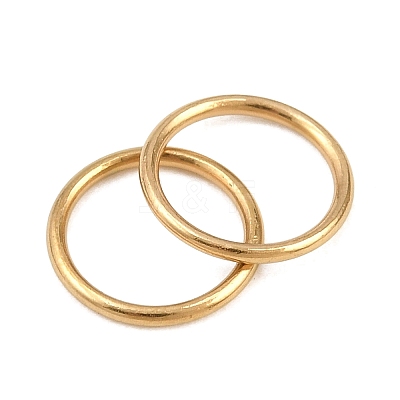 Ion Plating(IP) 304 Stainless Steel Closed Jump Rings STAS-G393-06G-18-1