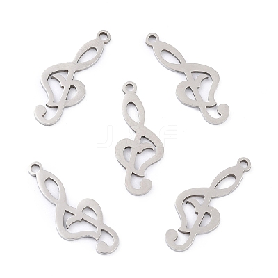 Non-Tarnish 201 Stainless Steel Pendants STAS-K003-02P-1