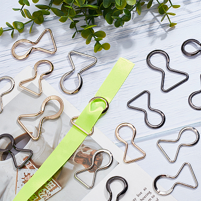 18Pcs 9 Style Alloy Belt Buckles FIND-WR0006-91-1