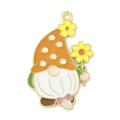 Bees Theme Alloy Enamel Pandants FIND-M083-06F-G-1