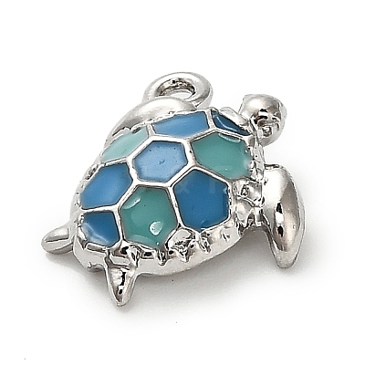 Alloy Enamel Pendants FIND-A051-05B-P-1