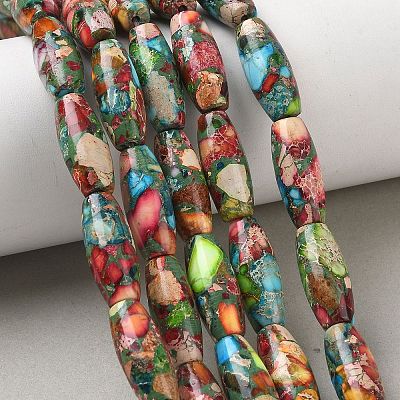 Natural Imperial Jasper Beads Strands GG-CBA6BAC-D04-1