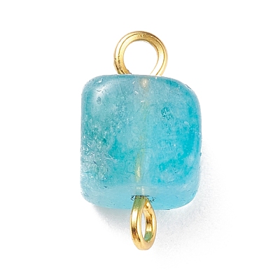 Natural Dolomite Connector Charms PALLOY-JF01678-1