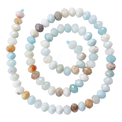 1 Strand Natural Flower Amazonite Beads Strands G-TA0003-26B-1