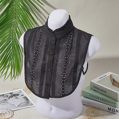 Detachable Cotton Shirt Collars AJEW-WH20816-029-1