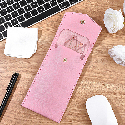 1Pc Rectangle PU Leather Eyeglass Cases AJEW-CN0007-01B-1