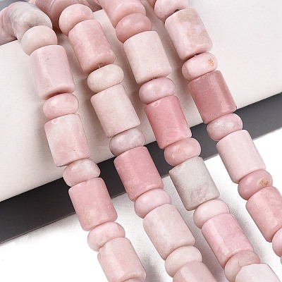 Natural Pink Opal Beads Strands G-Q616-09M-1