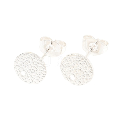 304 Stainless Steel Stud Earring Findings STAS-O119-15B-S-1