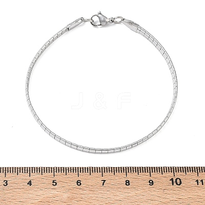 304 Stainless Steel Link Chain Bracelets for Women BJEW-Z178-11P-1