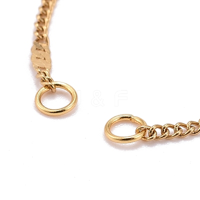 304 Stainless Steel Figaro Chain Bracelet Makings AJEW-JB00967-1