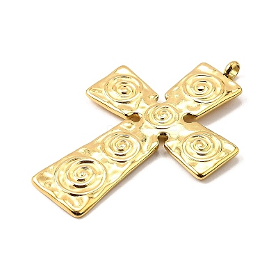 304 Stainless Steel Pendants STAS-R164-02G-1