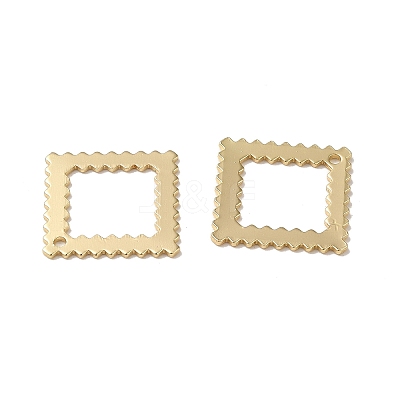 Rhombus Brass Pendants KK-G480-05LG-1
