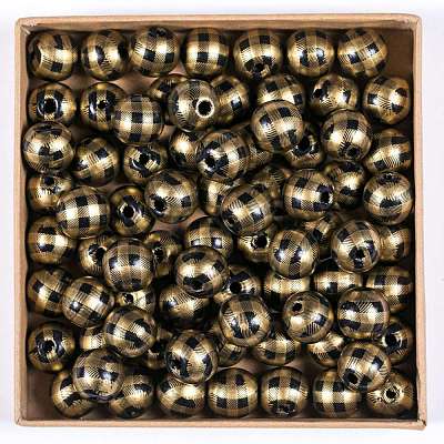 Natural Wooden Beads WOOD-WH0115-05I-1