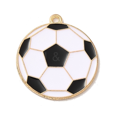 Alloy Enamel Pendants ENAM-R147-13B-G-1