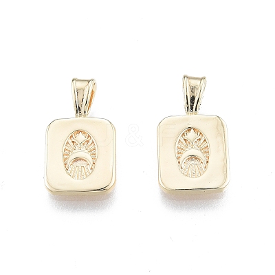 Brass Pendants KK-G432-15G-1