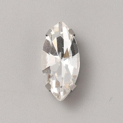 Sew on Rhinestone GGLA-WH0035-02E-1