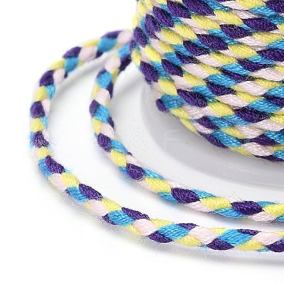 4-Ply Polycotton Cord with Metallic Thread X1-OCOR-Z003-D21-1