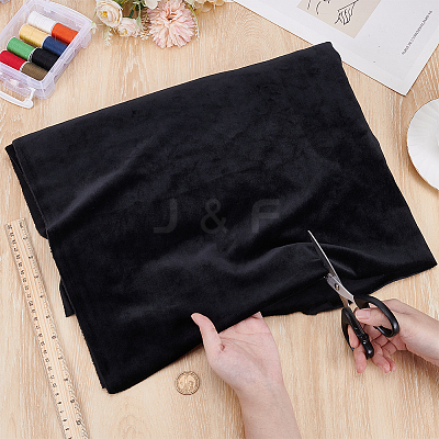 Polyester Plush Fabric DIY-WH0504-296B-1