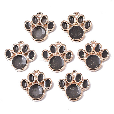 Alloy Resin Pendants RESI-R430-02A-LF-1