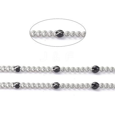 304 Stainless Steel Enamel Curb Chains CHS-P013-01P-02-1