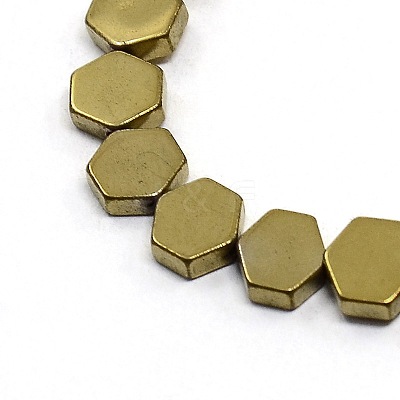Electroplate Non-magnetic Synthetic Hematite Bead Strands G-M087-01-1