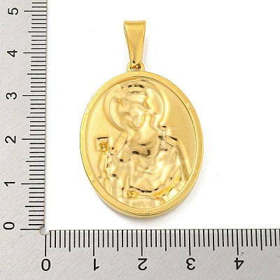 Ion Plating(IP) 304 Stainless Steel Pendants STAS-R231-18G-15-1