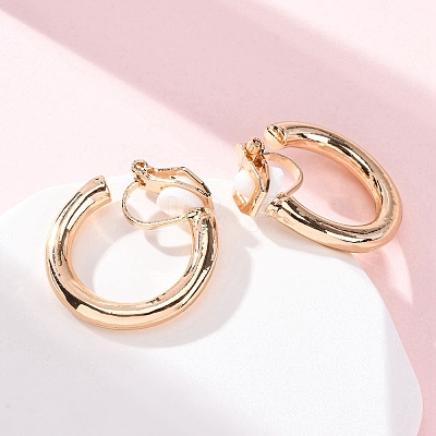 Alloy Silicone Clip-on Earrings EJEW-Z120-01G-02-1