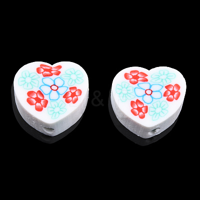 Handmade Polymer Clay Beads CLAY-T019-13A-1